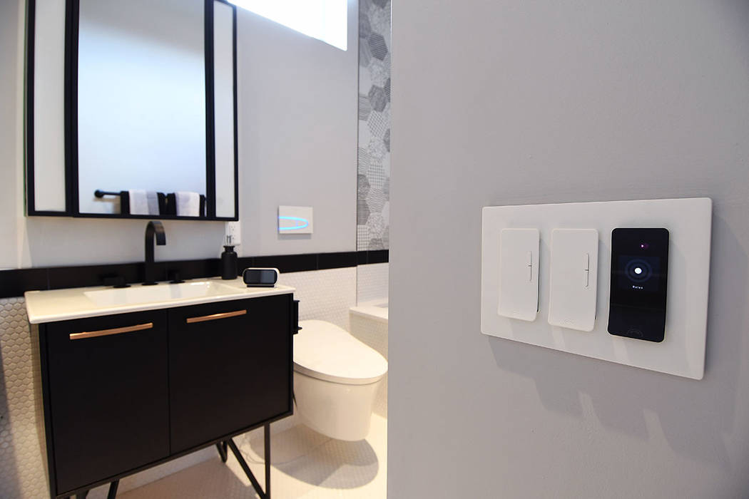 Kohler smart toilets are in each of the two baths and can recognize the presence of movement. (KB Home)