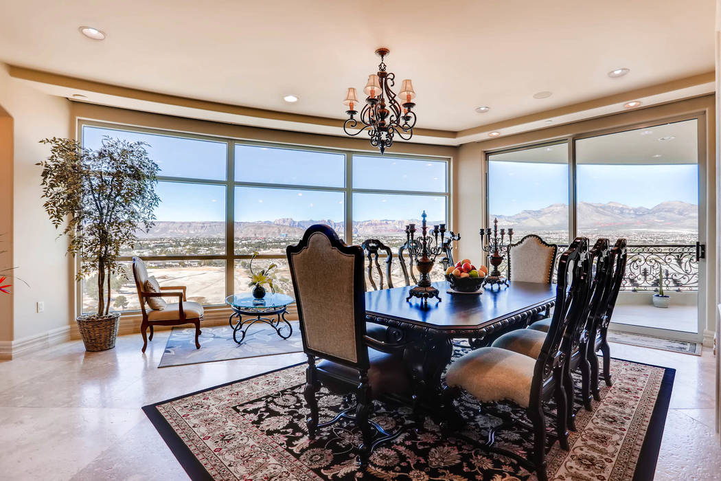 Unit 1501 in One Queensridge Place sold for $4.15 million, putting it at No. 4 for highest-priced penthouses sold in the Las Vegas Valley in 2018. (Char Luxury Real Estate)