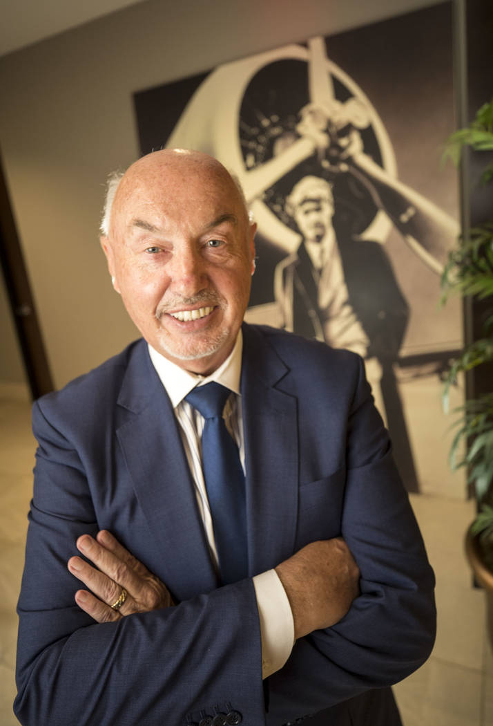 Summerlin President Kevin Orrock poses at The Howard Hughes Corp. headquarters in 2017. The master-planned community is creating an Aviation Row. (Richard Brian Las Vegas Business Press)
