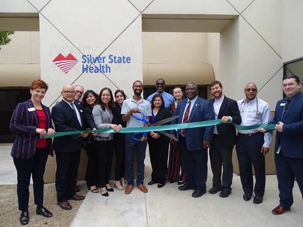 Silver State Health board members, dignitaries from Gov. Steve Sisolak’s office, Congresswoma ...