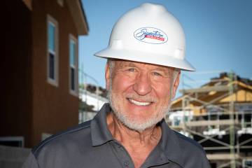 Richard Plaster, CEO of Signature Homes, won the Silver Nugget as part of a Lifetime Achievemen ...