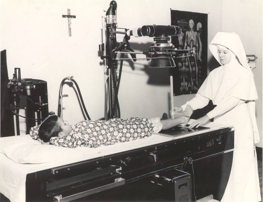 The Adrian Dominican Sisters of Adrian, Michigan, acquired the Basic Magnesium Hospital in Hend ...