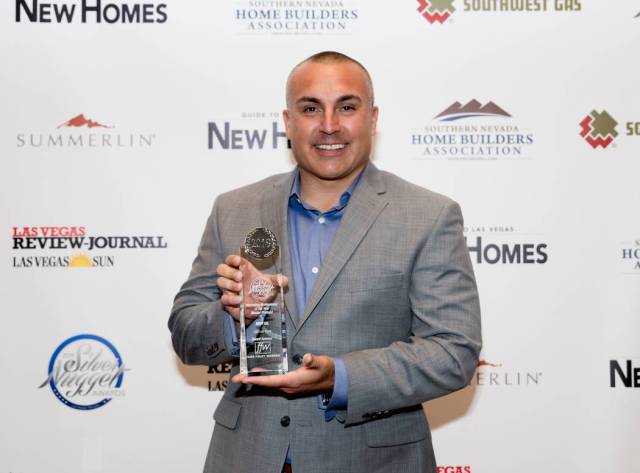 Andy Gil of Lake Las Vegas won for Marketing Professional of the Year for a master planned-comm ...