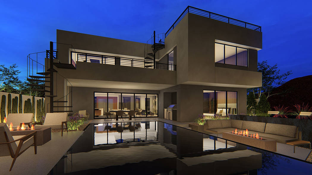 Vantage, on the North Shore of Lake Las Vegas, broke ground earlier this year offering 37 home ...