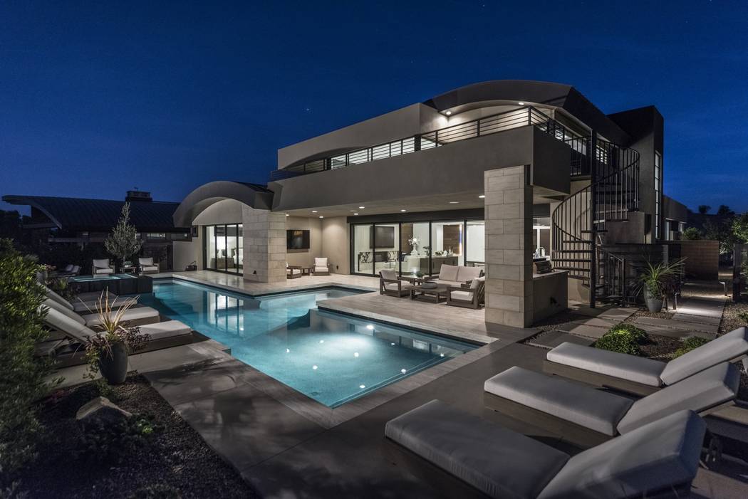 Luxury Homes of Las Vegas No 6 — 44 Sun Glow Way in The Ridges in Summerlin sold for $4.1 mil ...
