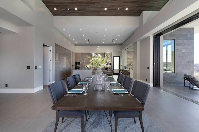 The dining area. (Synergy|Sotheby’s International Realty)