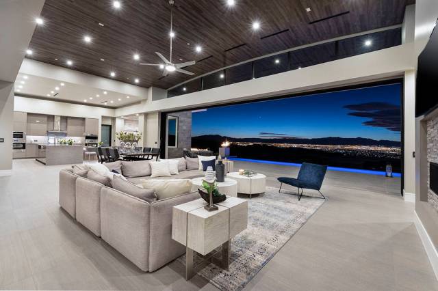 The Richard Luke Collection in MacDonald Highlands has sweeping views of the Las Vegas Strip (S ...