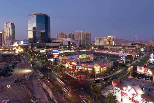 The 41,583-square-foot retail center on the Las Vegas Strip is expected to fetch more than $60 ...