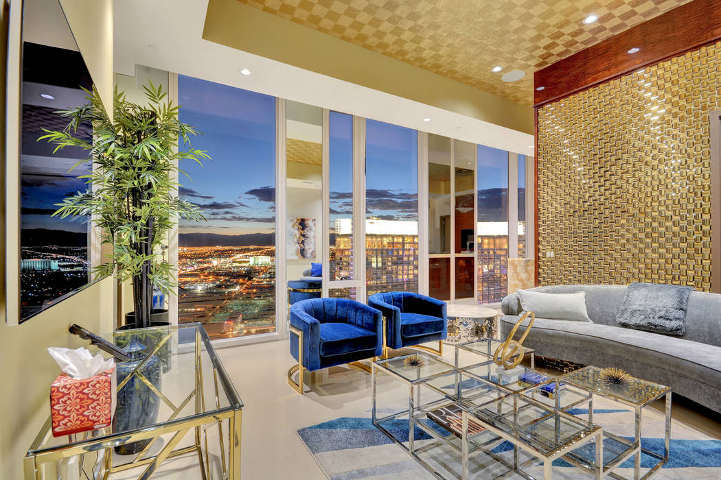 The two-bedroom unit on the 47th floor of the Waldorf Astoria known as the Presidential Penthou ...