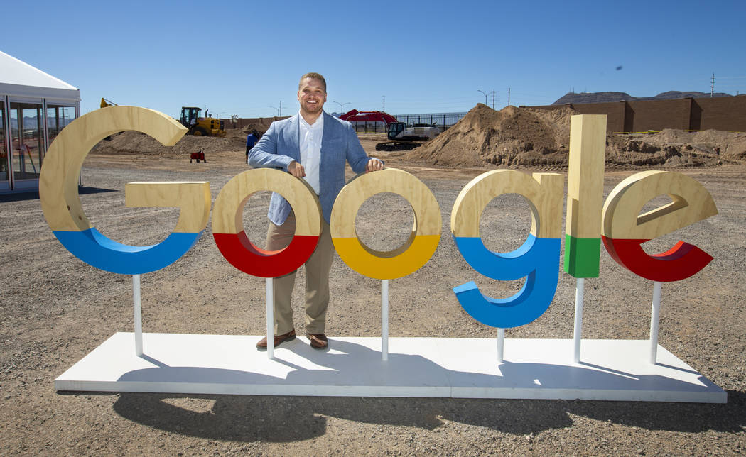 Andrew Silvestri, Google head of data center public policy and community development, at the co ...