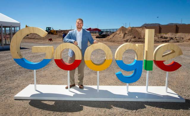 Andrew Silvestri, Google head of data center public policy and community development, at the co ...