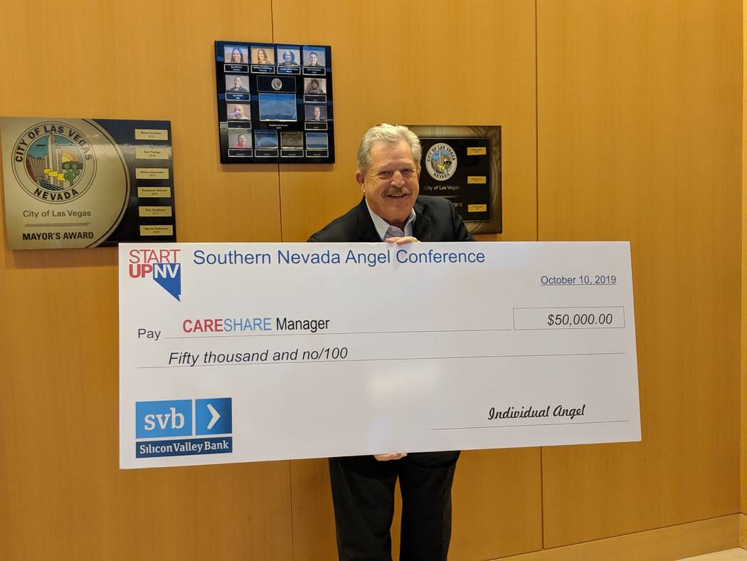 Chip Rowe of Las Vegas-based CareShare Manager got 50,000. (StartUpNV)