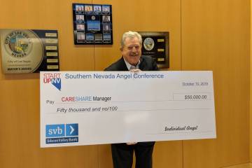 Chip Rowe of Las Vegas-based CareShare Manager got 50,000. (StartUpNV)