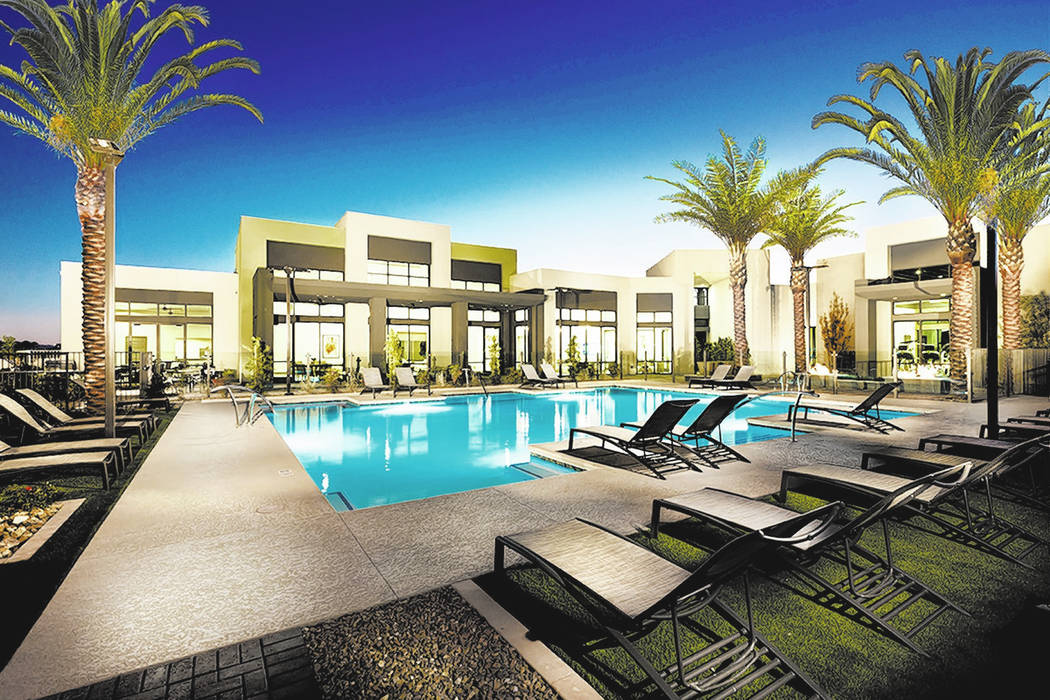 William Lyon Homes Summerlin Affinity by William Lyon Homes has its own clubhouse and pool.