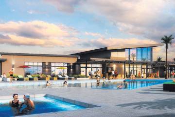 Artist rendering of the Ovation recreation center for a William Lyon Homes' age-qualified commu ...