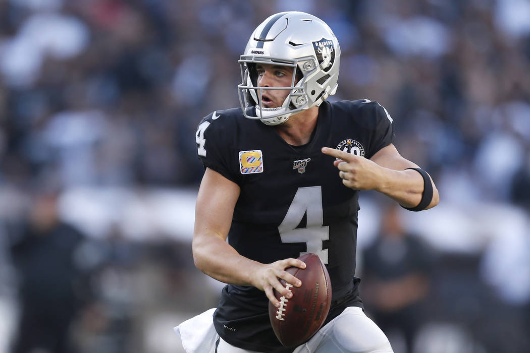 AP Photo/D. Ross Cameron Oakland Raiders quarterback Derek Carr is also building a home in Sout ...