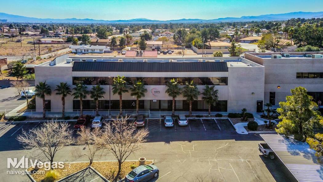 This 15,200-square-foot office building at 6431 W. Sahara Ave. sold for $2,300,000.