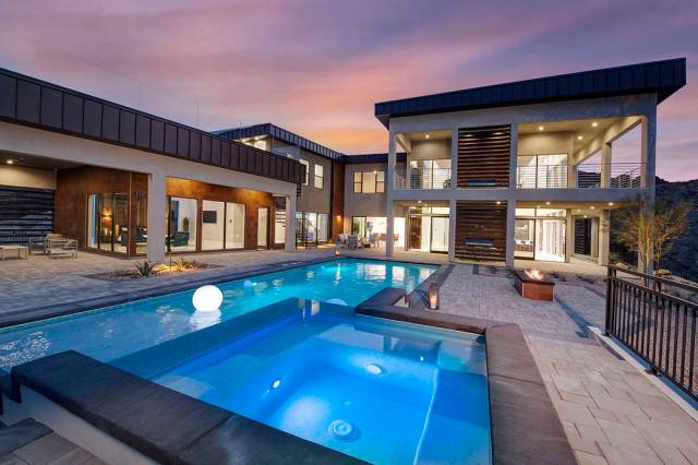 This 8,600-square-foot home at 629 Dragon Peak Court is listed for $5.45 million. (Synergy Soth ...