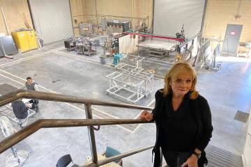 Judy Beckowitz, president and owner of American Countertops & Floors, stands in her new 5,557-s ...