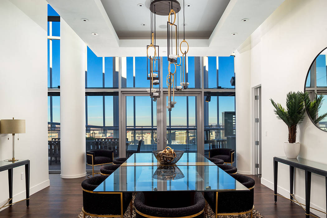 The 59th-floor party pad penthouse adjacent to the Palms casino was owned by Phil Maloof. (Turn ...