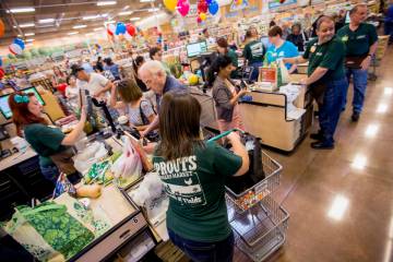 A Sprouts store opened in 2016 in Las Vegas. The Retail Association of Nevada said grocery stor ...