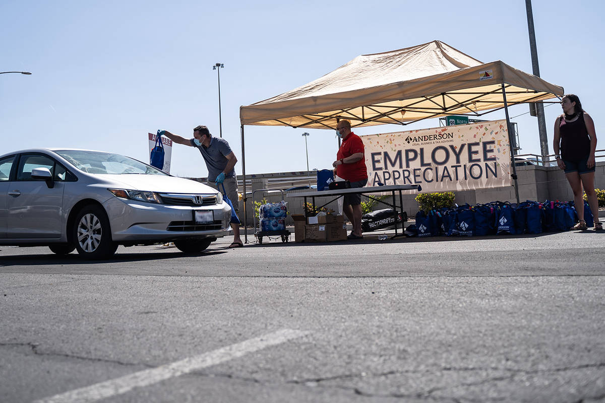 Anderson Business Advisors held an employee appreciation drive-through May 8. (Anderson Busine ...