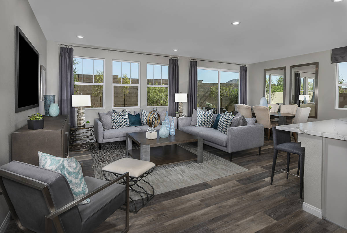 The Landings is a single-family home community at Henderson's Inspirada. It offers a large grea ...