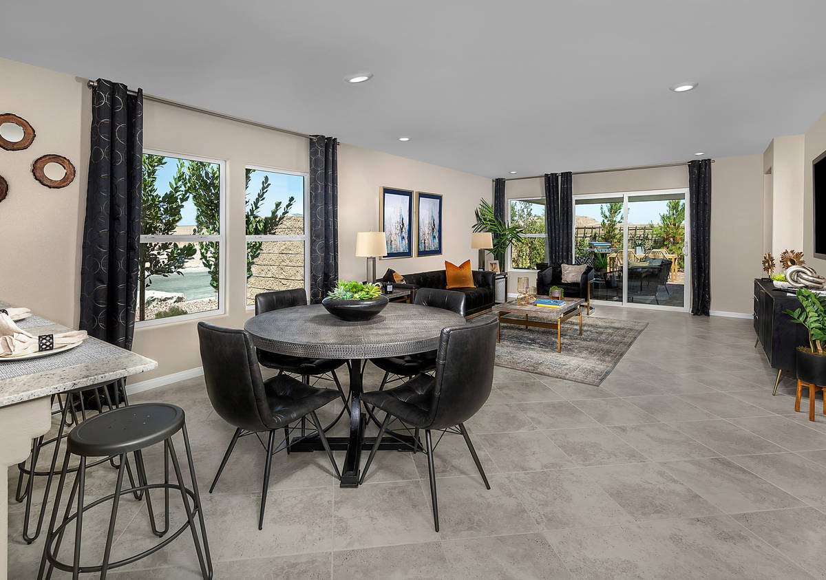 KB Home offers affordable homes in the Reserves neighborhood at Durham Ranch in Las Vegas. (KB ...