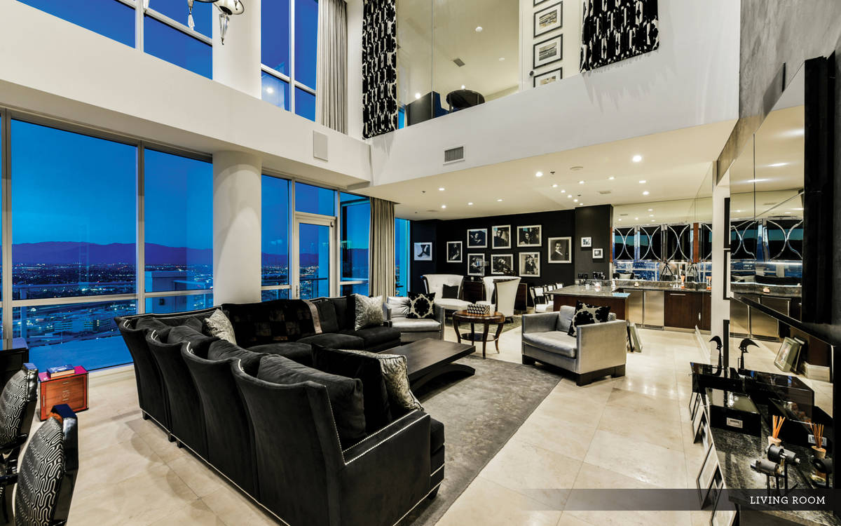 The Sky penthouse has sweeping views of the Strip. (Ivan Sher Group)