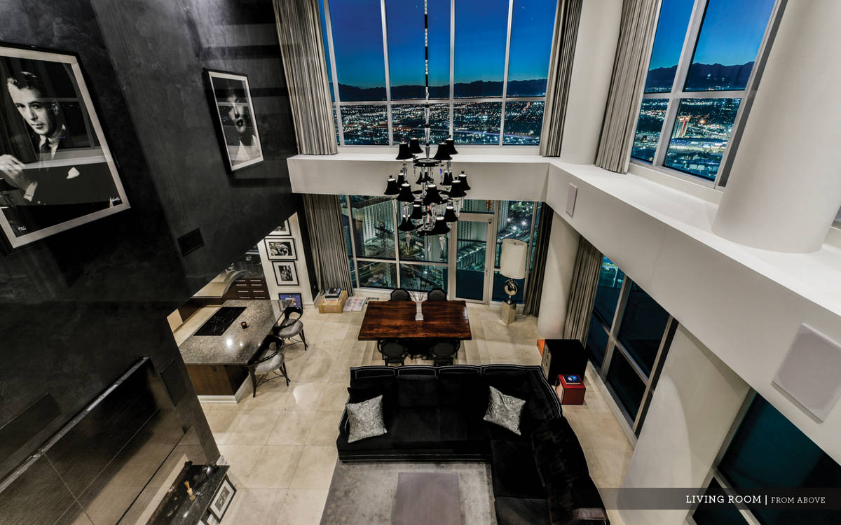 Ivan Sher Group The Sky penthouse on Las Vegas Boulevard is on the 45th floor. It has three le ...