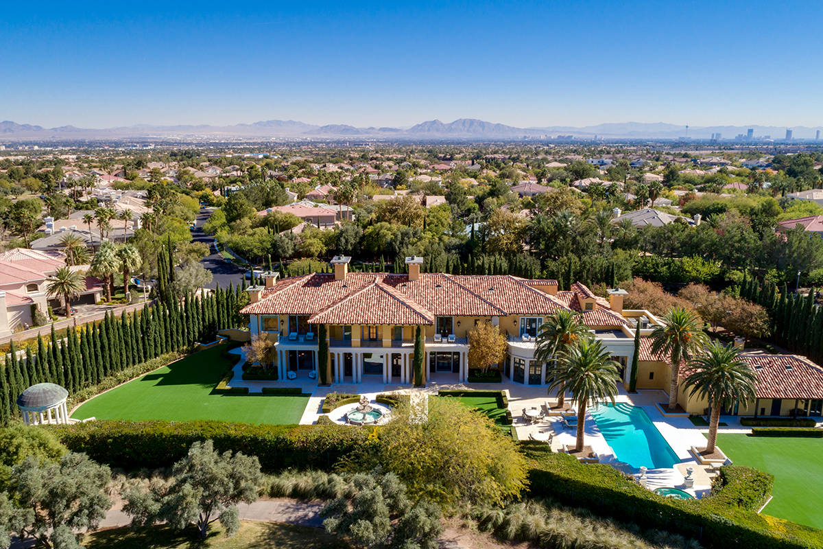 Museo is on Billionaires Row adjacent to TPC Summerlin. (Ivan Sher Group)
