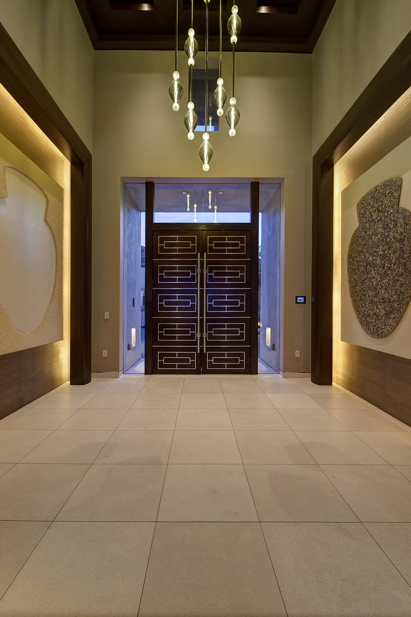 The entrance. (Synergy Sotheby’s International Realty)