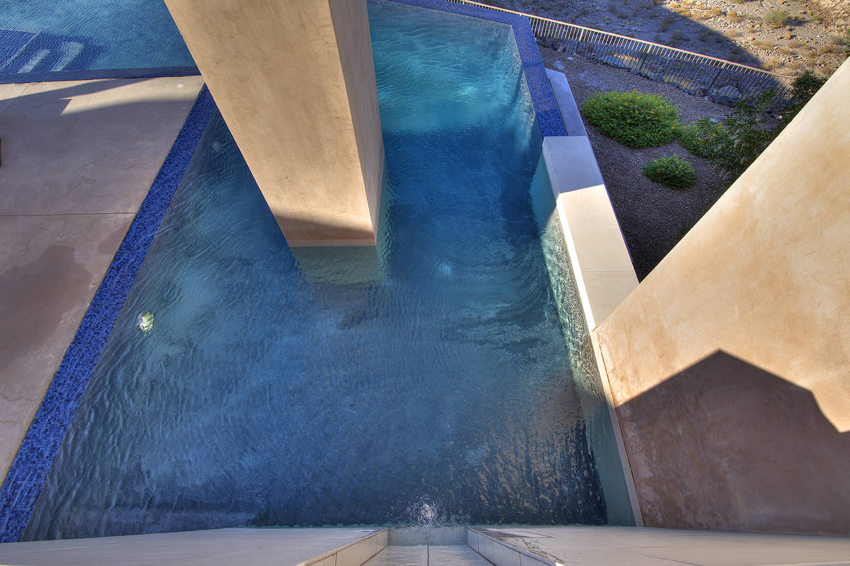 The home has several water features. (Synergy Sotheby’s International Realty)