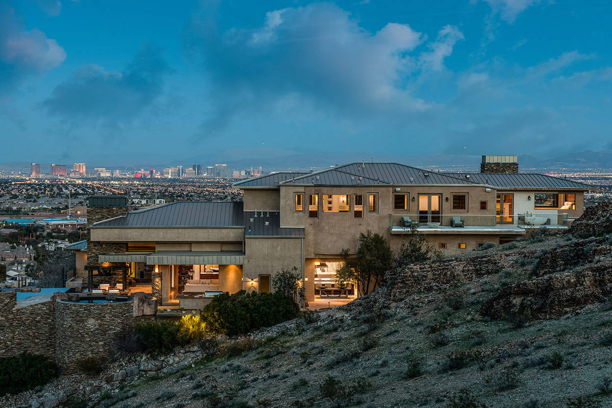 The Summerlin home sold for for $10.15 million. (Simply Vegas)