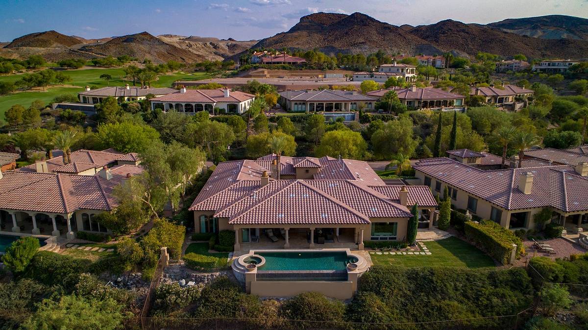 This Lake Las Vegas home is listed for $2.45 million. (Synergy Sotheby’s International Realty)