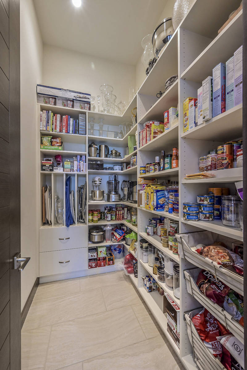 Supersized pantry in the kitchen. (Huntington and Ellis)