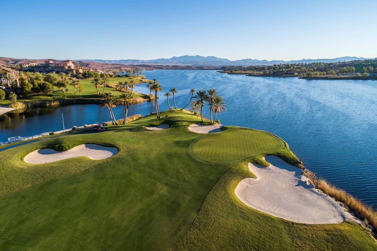 Reflection Bay Golf Club at Lake Las Vegas is one of the many amenities of the Henderson master ...