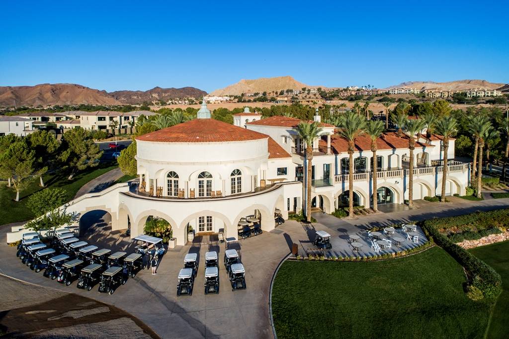 Reflection Bay Golf Club is one of the social hubs of the Lake Las Vegas master-planned communi ...