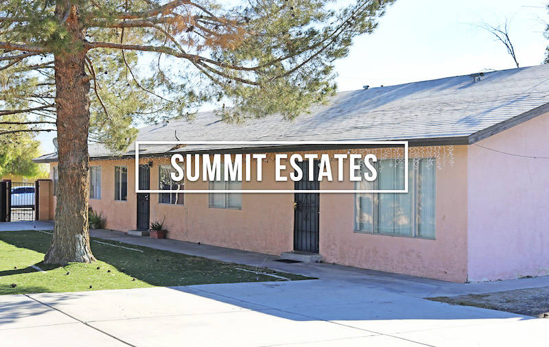 Summit Estates Apartments in North Las Vegas has sold for $1,529,500 ($84,972/unit). (Northcap ...