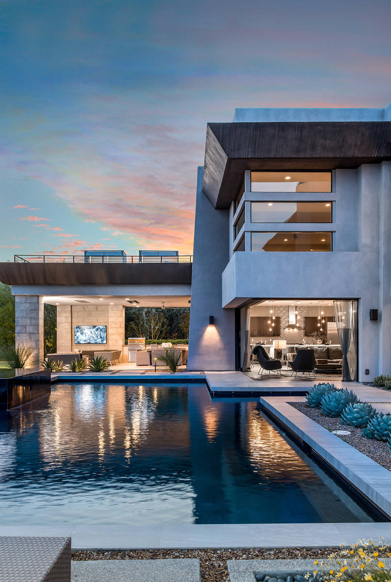 The two-story home. (Simply Vegas)