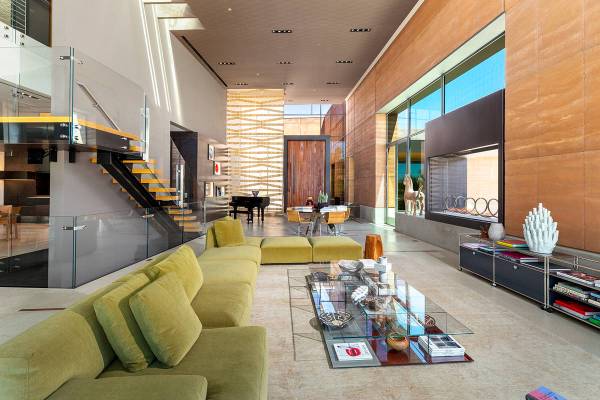 The home at 7 Sable Ridge Court in Summerlin's luxury neighborhood, The Ridges, is under contra ...