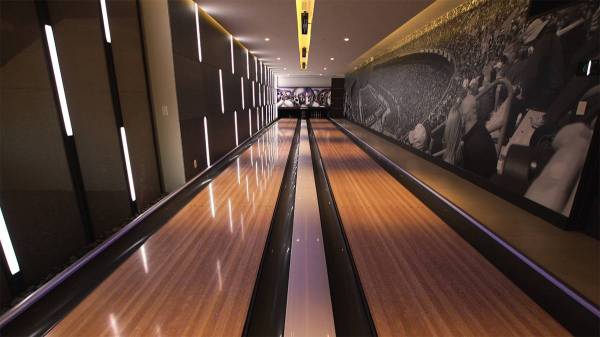 Forever Home Realty The estate has a commercial-style, two-lane bowling alley, movie theater, b ...