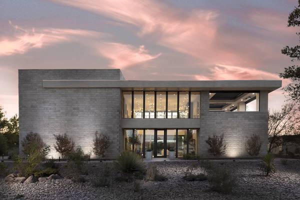 The two-story 4,802-square-foot home near Warm Springs Road and Decatur Boulevard is known as t ...