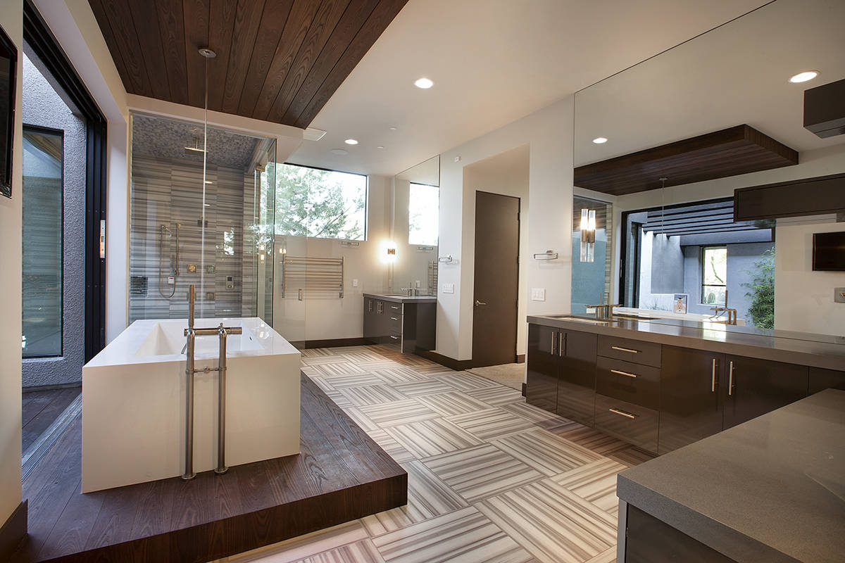 “Some of the valley’s new builds are integrating the spa-like bathrooms out in the open wit ...