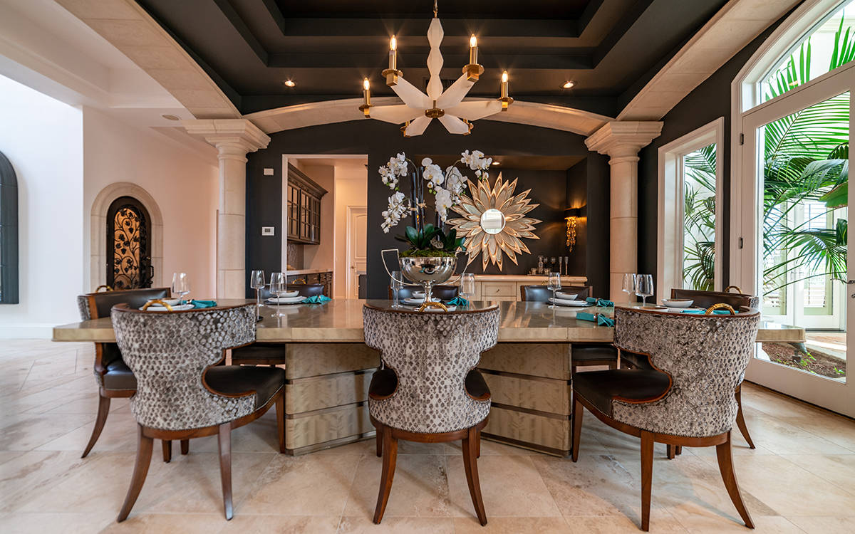 The formal dining room at 9511 Kings Gate Court. (Luxurious Real Estate)
