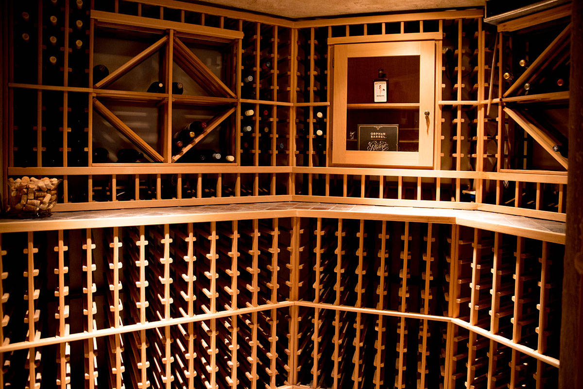 The Red Rock Country Club home has a wine cellar that holds more than 1,000 bottles. (Tonya Har ...