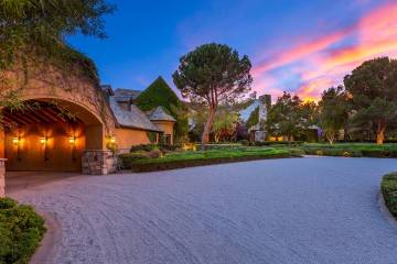 The Ivan Sher Group The home has a seven-car garage and maid’s quarters separate from the house.