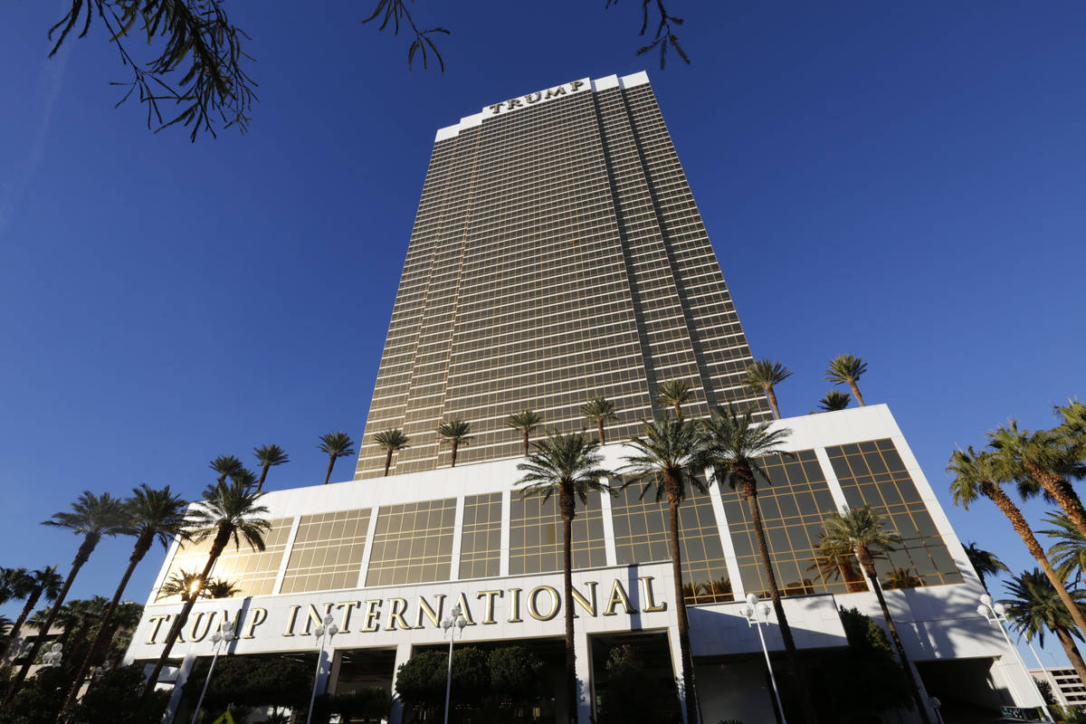 Trump International hotel is seen in Las Vegas, Wednesday, Dec. 12, 2018. (Chitose Suzuki Las V ...