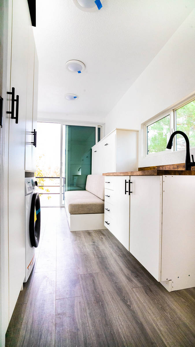 Alternative Living Spaces Sally Lushin purchased a 20-foot container tiny home last November fr ...