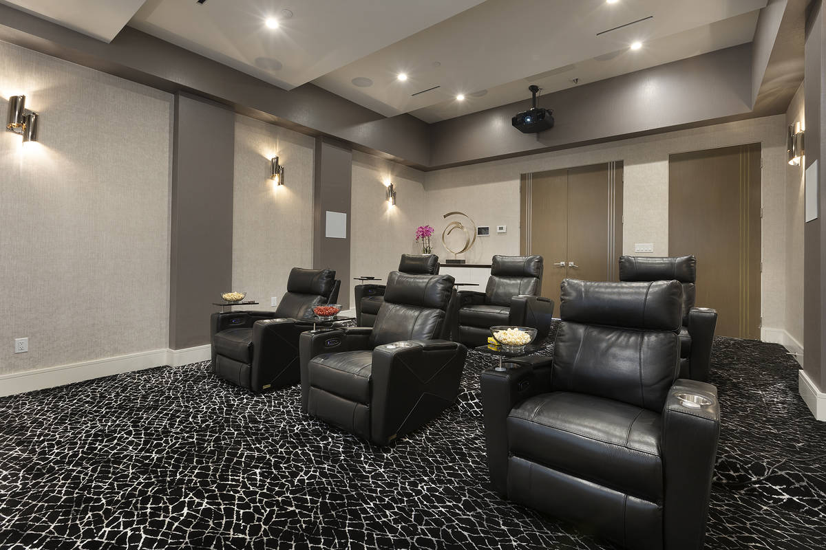 The home theater. (Kristen Routh-Silberman)